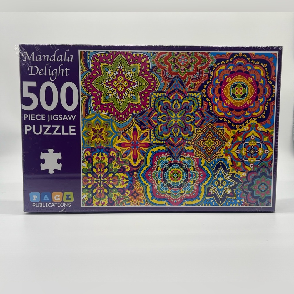 New 500 piece Jigsaw Puzzle‎ Mandala Delight Colorful Design Art Sealed